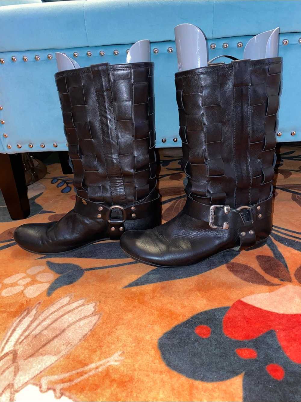 EUC vintage Miss Sixty moto boots sz 40